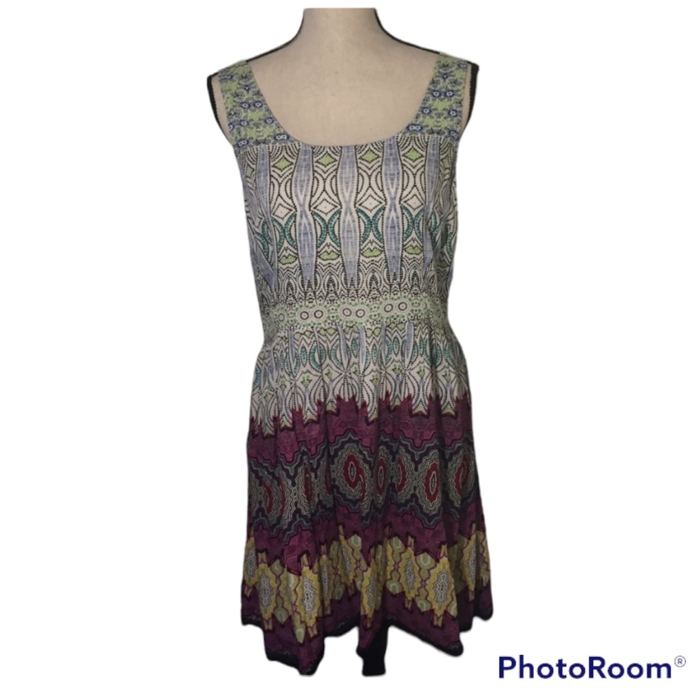 PATRONS of PEACE Open Back Dress Medium Sleeveless